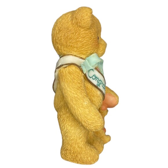 Cherished Teddies Bear "This Calls for a Celebration" Congrats Figurine 1997 - Picture 5 of 9